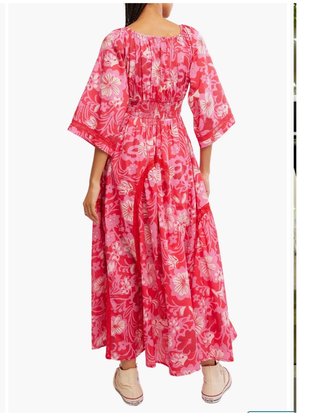 NWT Free People Women's Dixie Floral Print Maxi Dress - Picture 3 of 5